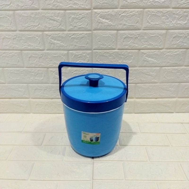 Rice Bucket 6 Food Grade Tempat Nasi / Es (Bonus Centong + Saringan)