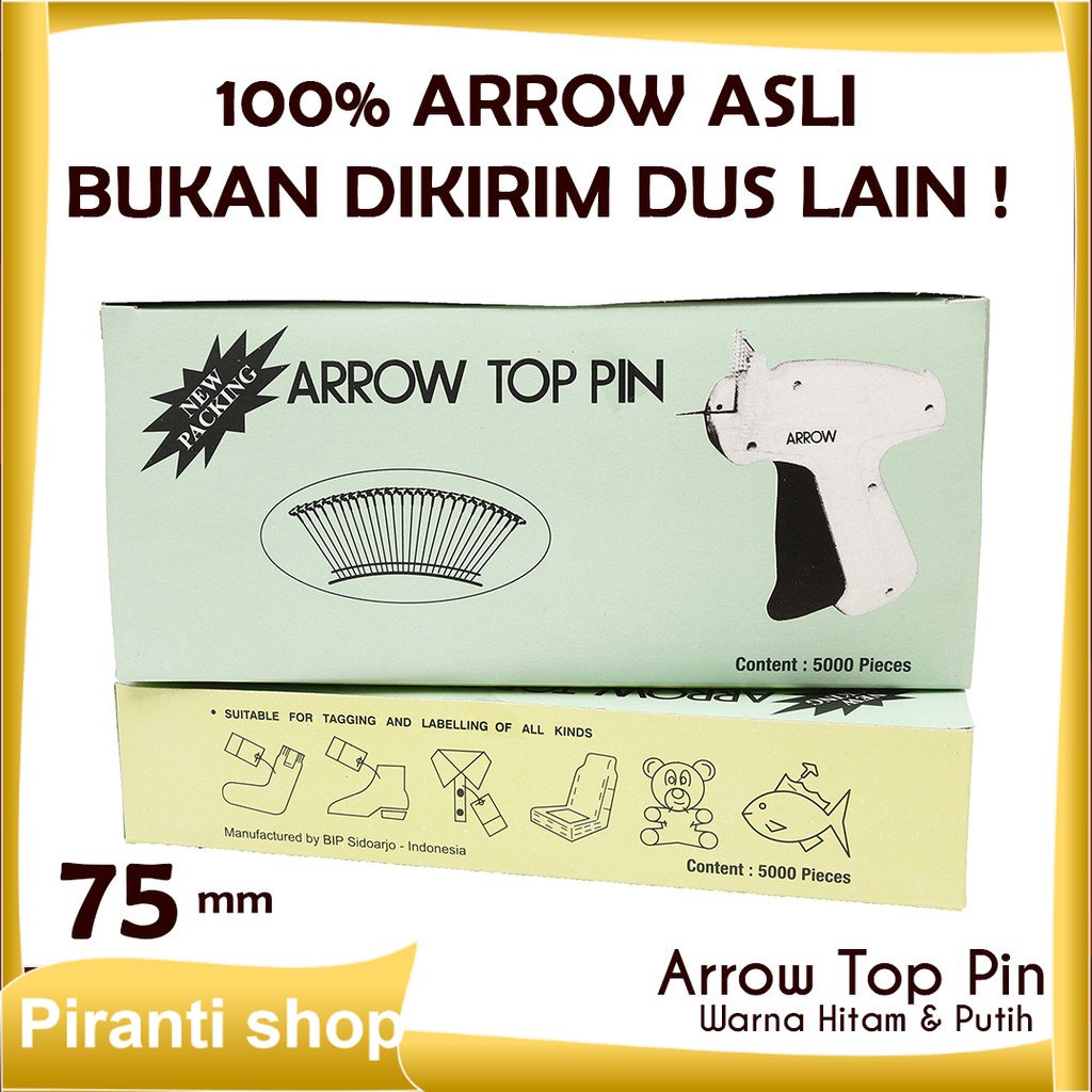 ARROW TOP PIN - TAG PIN ISI REFILL TAG GUN ORIGINAL 75mm