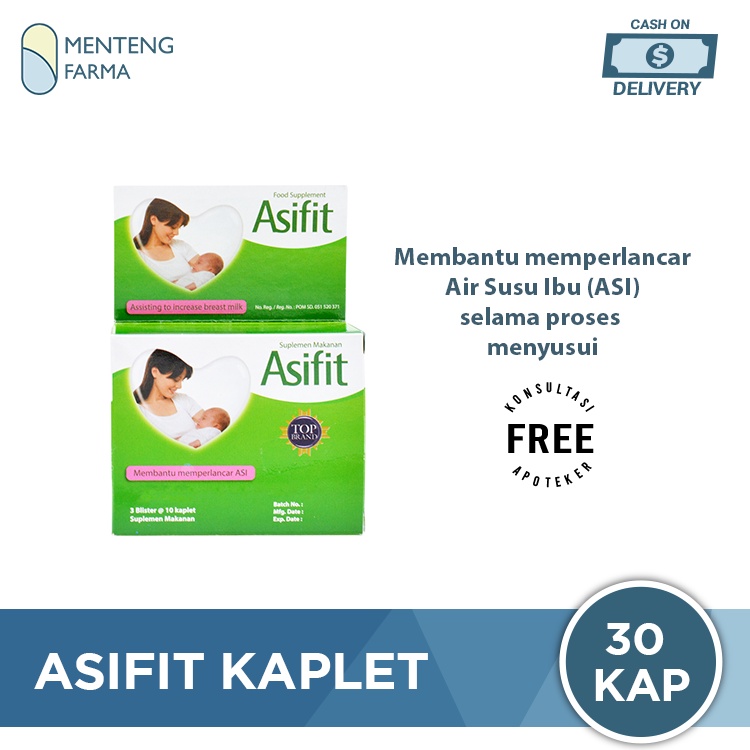 Asifit 30 Kaplet - Melancarkan Produksi ASI