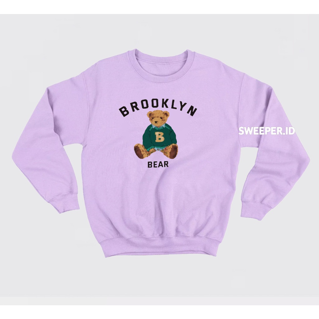 SWEATER BEAR 2013 BROOKLYN WANITA BAHAN FLEECE