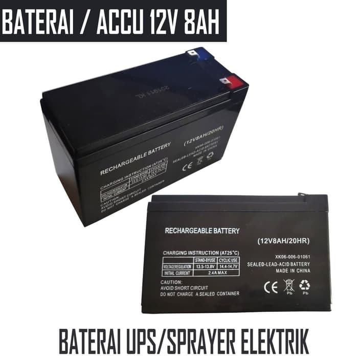 AKI ORIGINAL - Accu 12V 8AH - Baterai Sprayer Elektrik