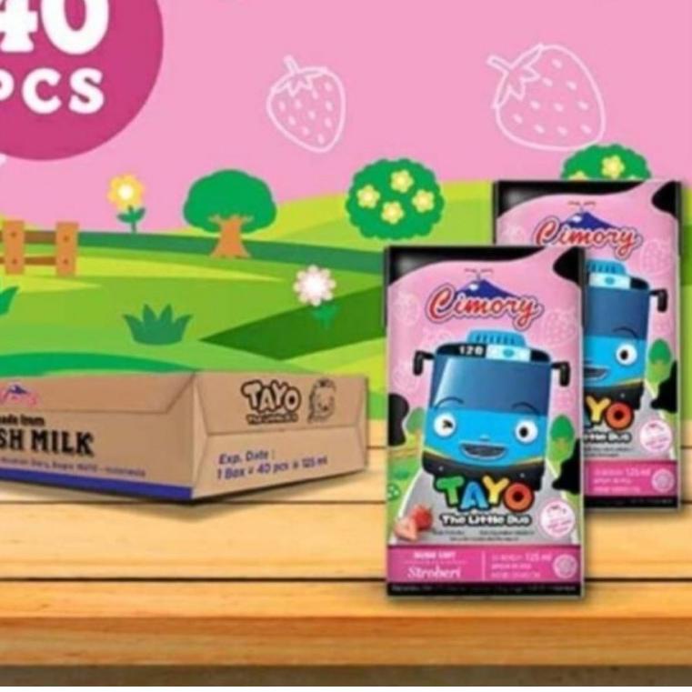 

✨SHOPEE MALL✨ CIMORY SUSU UHT TAYO 125ML 1 KARTON (40 PCS) 