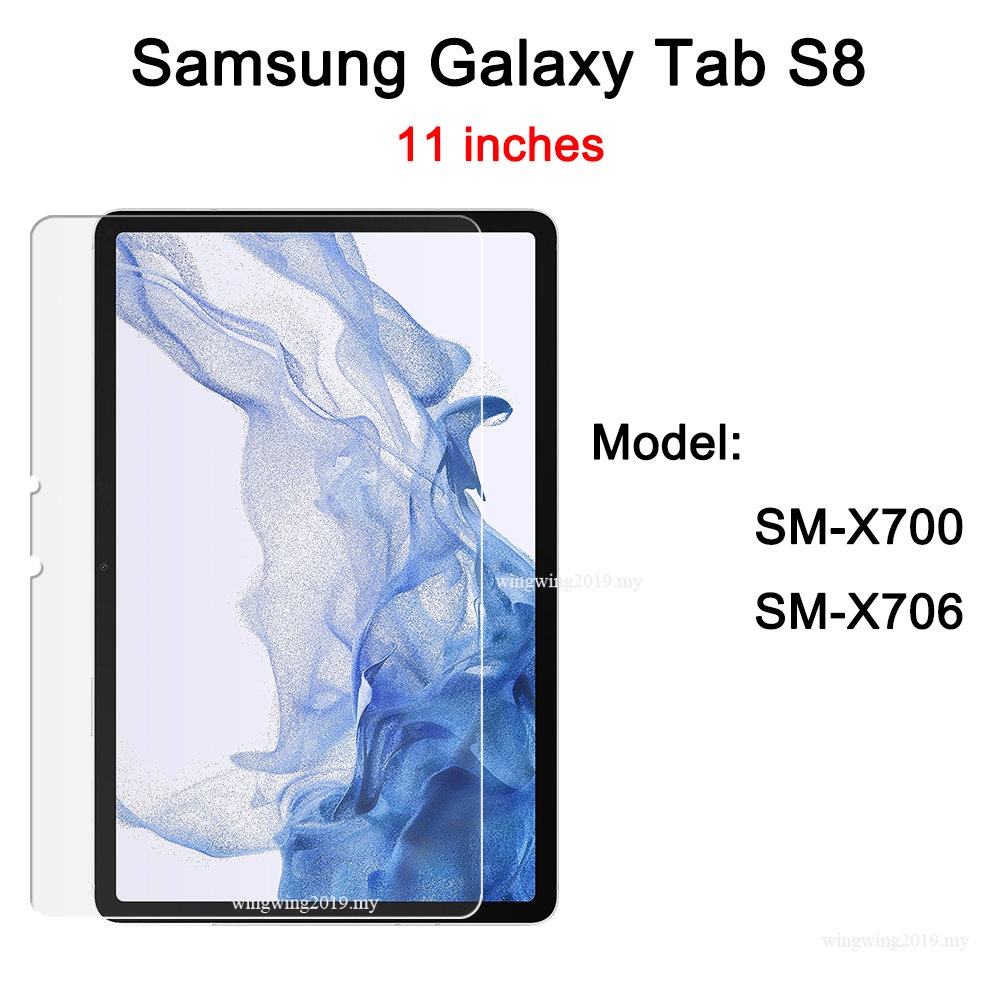 Pelindung Layar Tempered Glass Untuk Samsung Galaxy Tab S7 S6 lite S5E S8 Tab A7 A 8.0 8.7 10.1 10.4 10.5 11 2021 2020 2019 2022