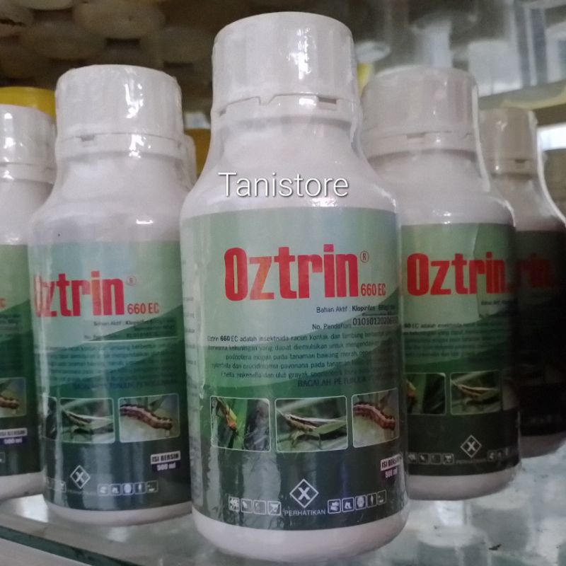 Insektisida Oztrin Klopirifos + sipermetrin 660 EC isi 500 ml