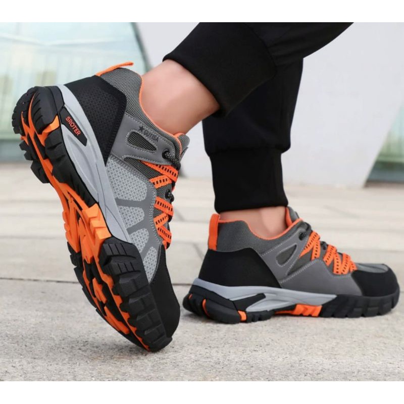 sepatu safety sport guyisa oren