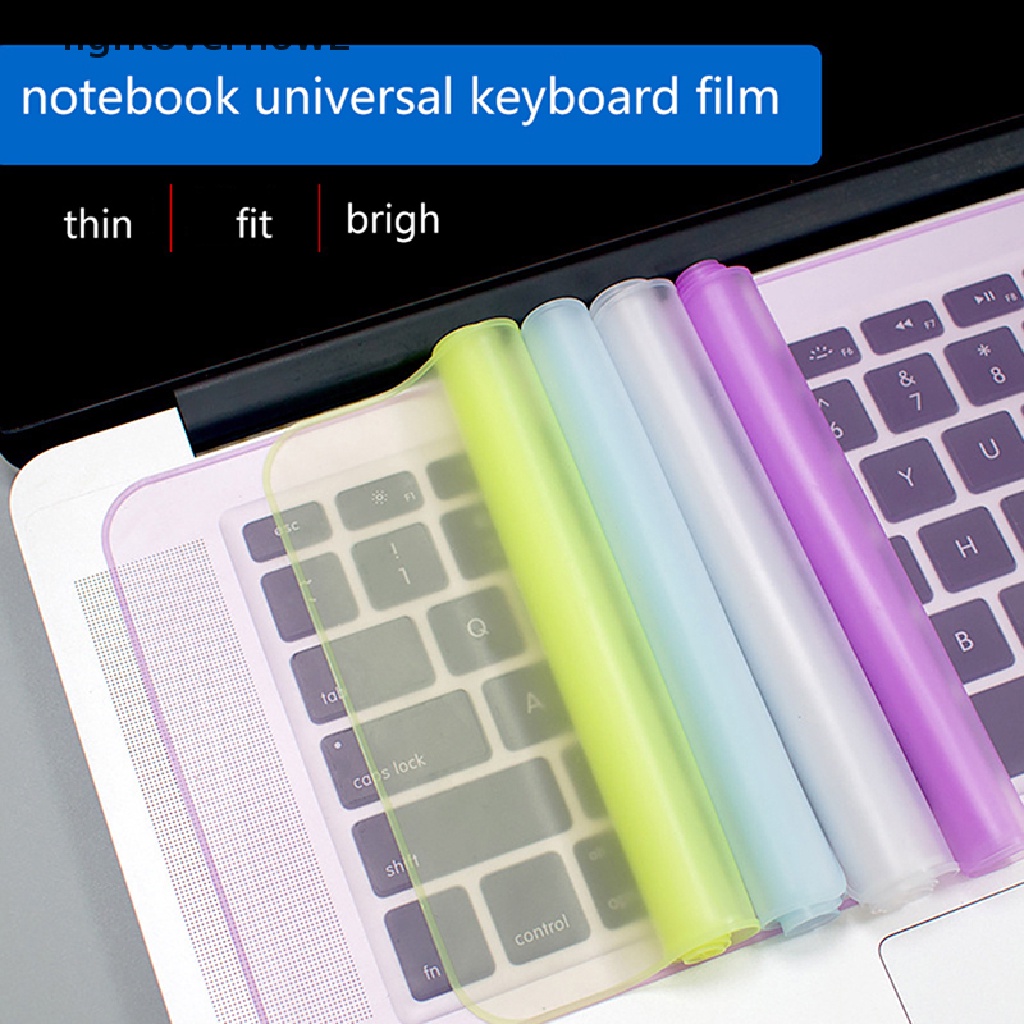 (lightoverflow2) 1pc Cover Pelindung Keyboard Universal Bahan Silikon Untuk Laptop 12 &quot;- 17&quot;