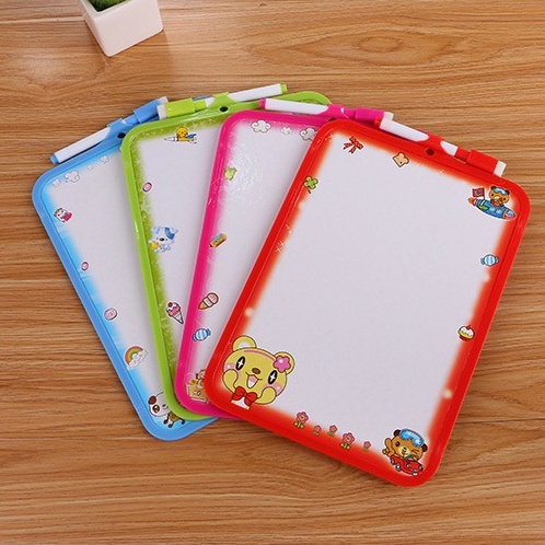 

IDgrosir Papan Tulis Gambar White Board Mini Edukasi Spidol Bisa Dihapus Kado Stationary IDG-ST0040