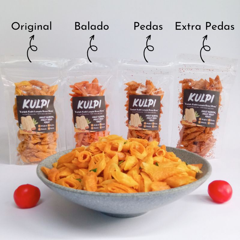 

LUMPIA KERING 60gr PEDAS GURIH | Kulit Lumpia Kres-kres