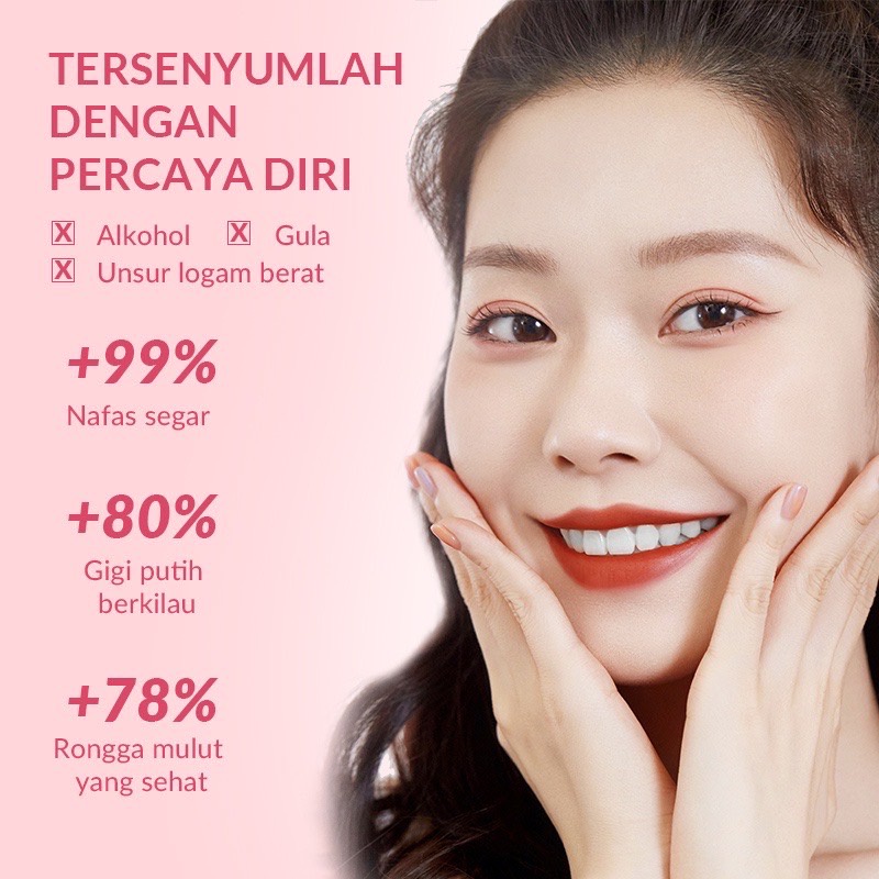 BIOAQUA Probiotic Mouth Wash / Obat Kumur Probiotic Pemutih Gigi / Nafas Segar / Karang Gigi