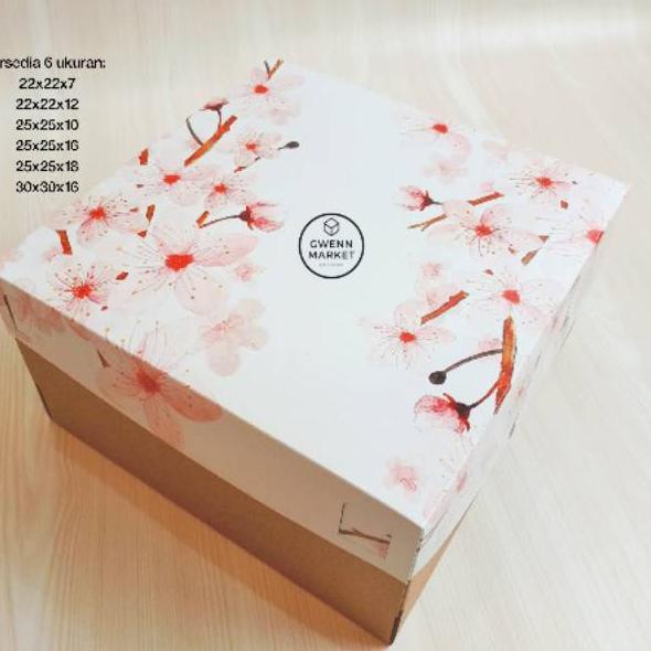 

Flash Sale Dus kue corrugated per 5pcs kotak kue kotak cake box box cake sakura 22 25 30 빠