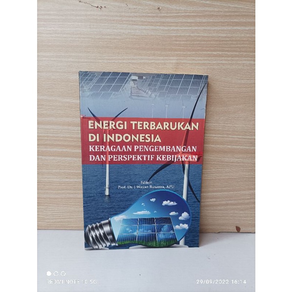 Jual Buku Energi Terbarukan Di Indonesia By I Wayan Rusastra | Shopee ...