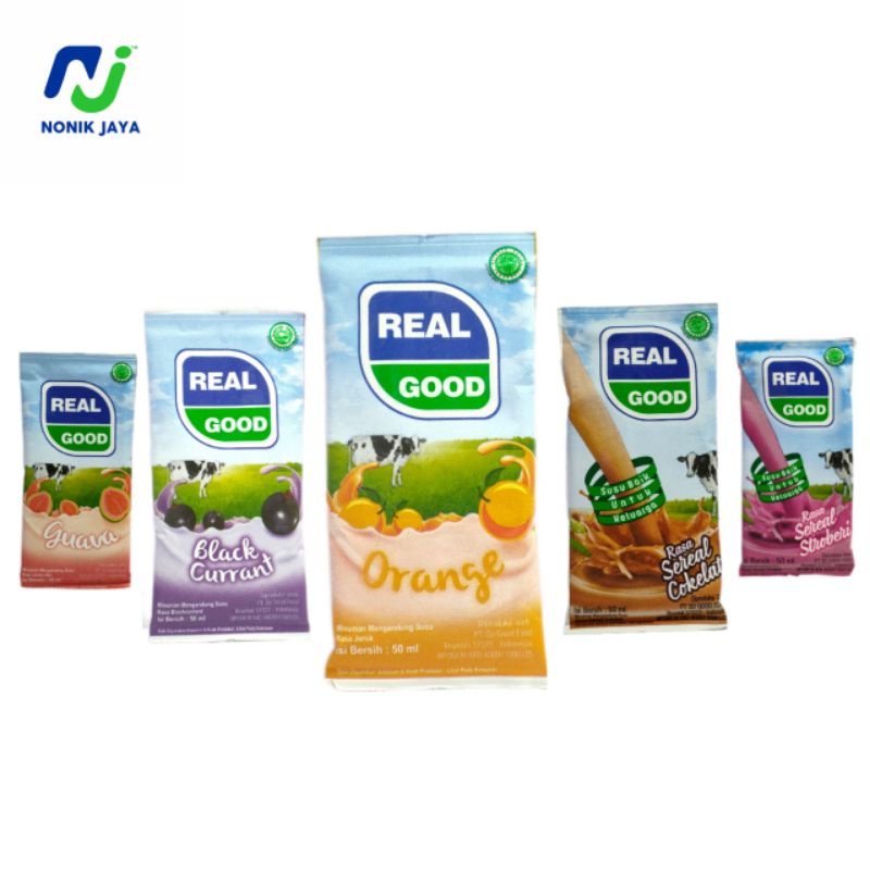 Susu Bantal Real Good 50 ml isi 5 pcs ( Lihat Deskripsi )