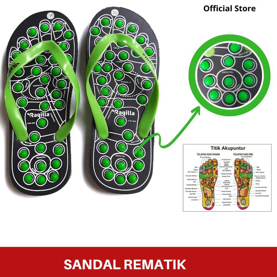 Jual New Arrival Sandal Kesehatan Refleksi Kayu Jepit