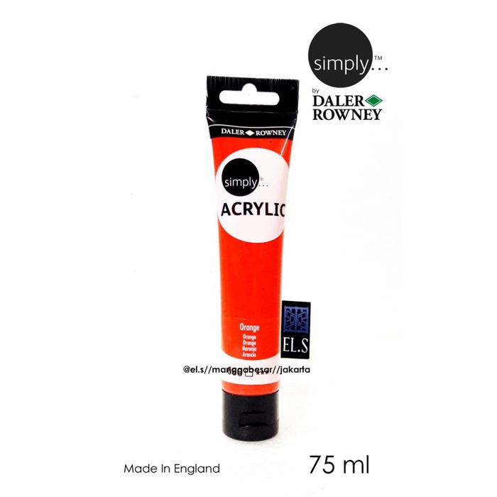 

Nikmati Daler Rowney Simply Acrylic Orange 75 Ml ( Cat Akrilik ) Terlaris