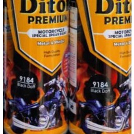Cat motor diton premium 9184 black doff hitam doff
