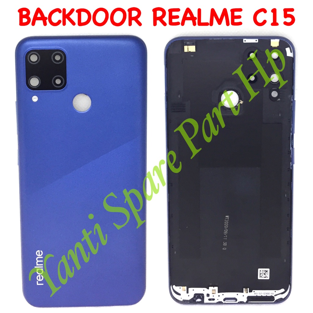 Backdoor Tutup Belakang Realme C15 Original New