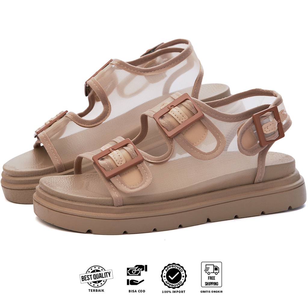 Dokter Sepatu Import - Lea Sandal Strap Sandal Jepit Tali Viral Import Wanita 2002 -  Free Kotak Sepatu!!! Sale!!!