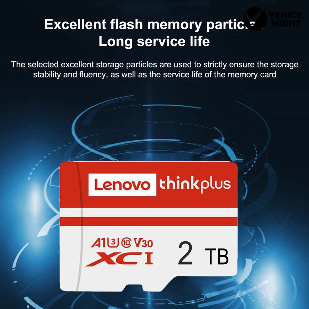 (SC) Lenovo U3 Memory Card 1TB 2TB High speed Transmisi Data