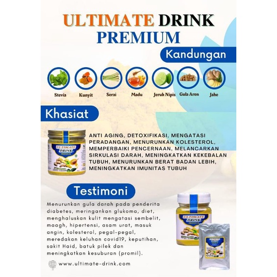 

Minuman REMPAH BRC 450gr // Ultimate Drink Serbuk JSR