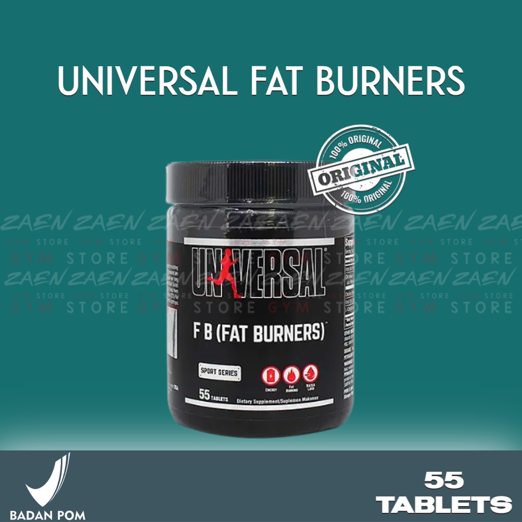 Universal Fat Burner 55 Tablet BPOM Pembakar Lemak Original