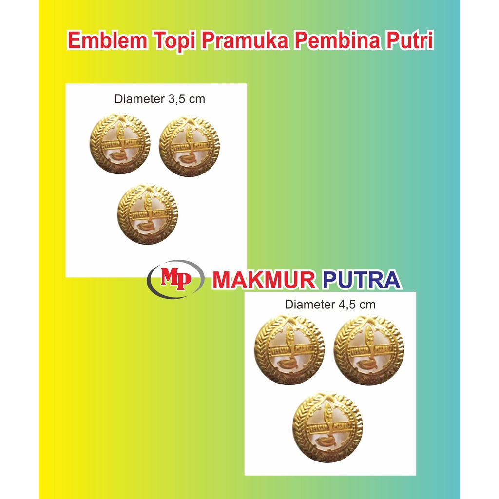 Emblem Topi Pramuka Pembina Putri