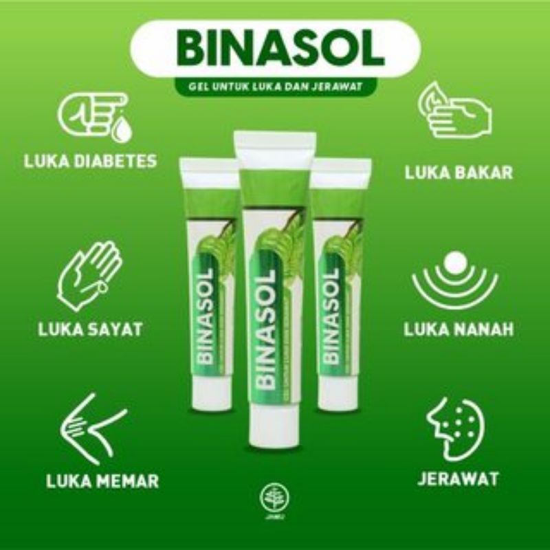 Jual Binasol Gel Obat Luka Bakar Luka Nanah Luka Basah Luka Operasi