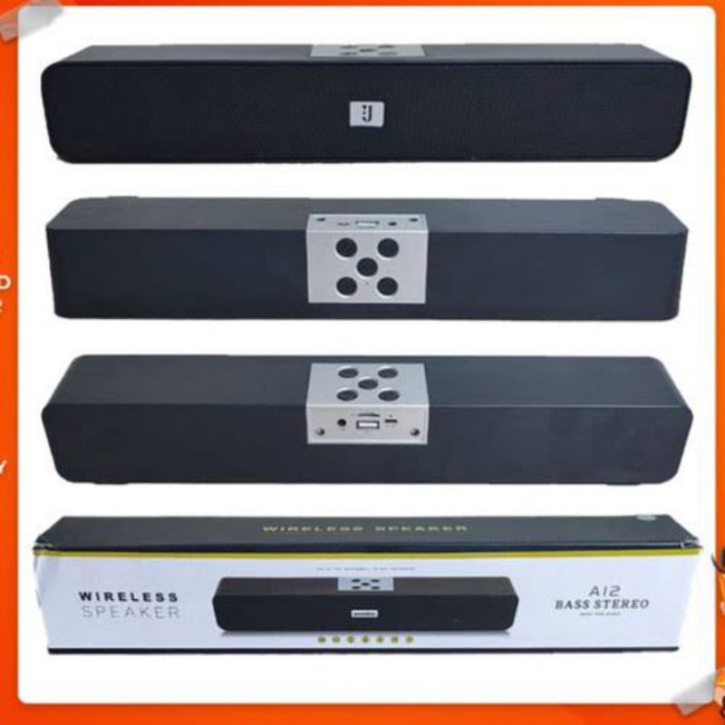 Speaker Bluetooth Soundbar A12 Bass Stereo