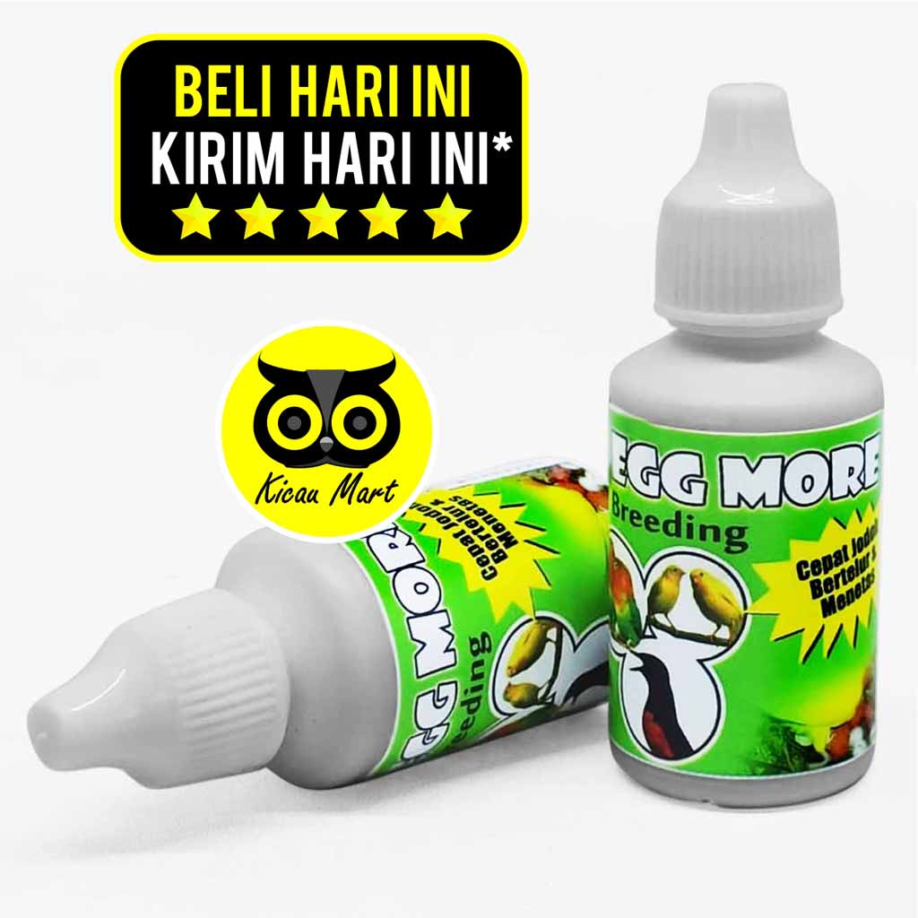 Obat Macet Breeding Egg More Vitamin Ternak Burung Perangsang Birahi Meningkatkan Produksi Daya Tetas Telur Burung Lovebird Kenari Parkit Kacer Pleci Murai