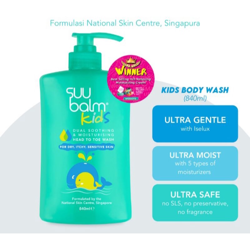 Suu Balm Kids Original Body Wash 840 ML