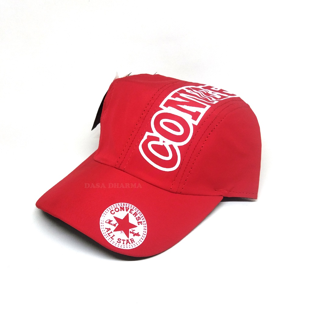 Topi Konvers Merah Baseball Fashion Aksesoris Pria