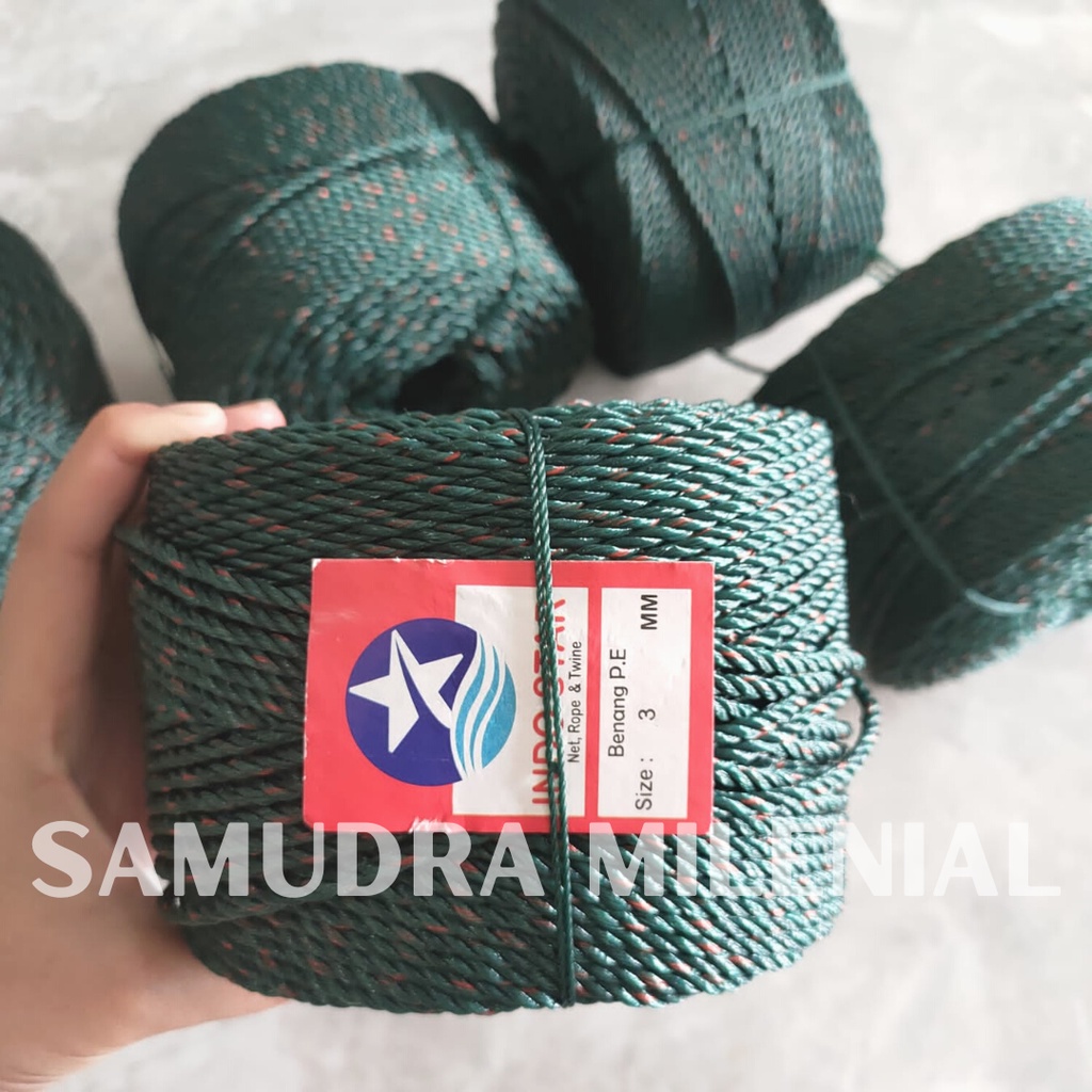 

HJK Tali Tambang 3mm Indostar KUALITAS BAGUS MURAH