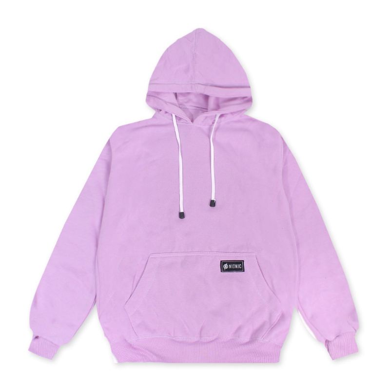 Sweater Hoodie Lilac Pria Wanita Nionic Original