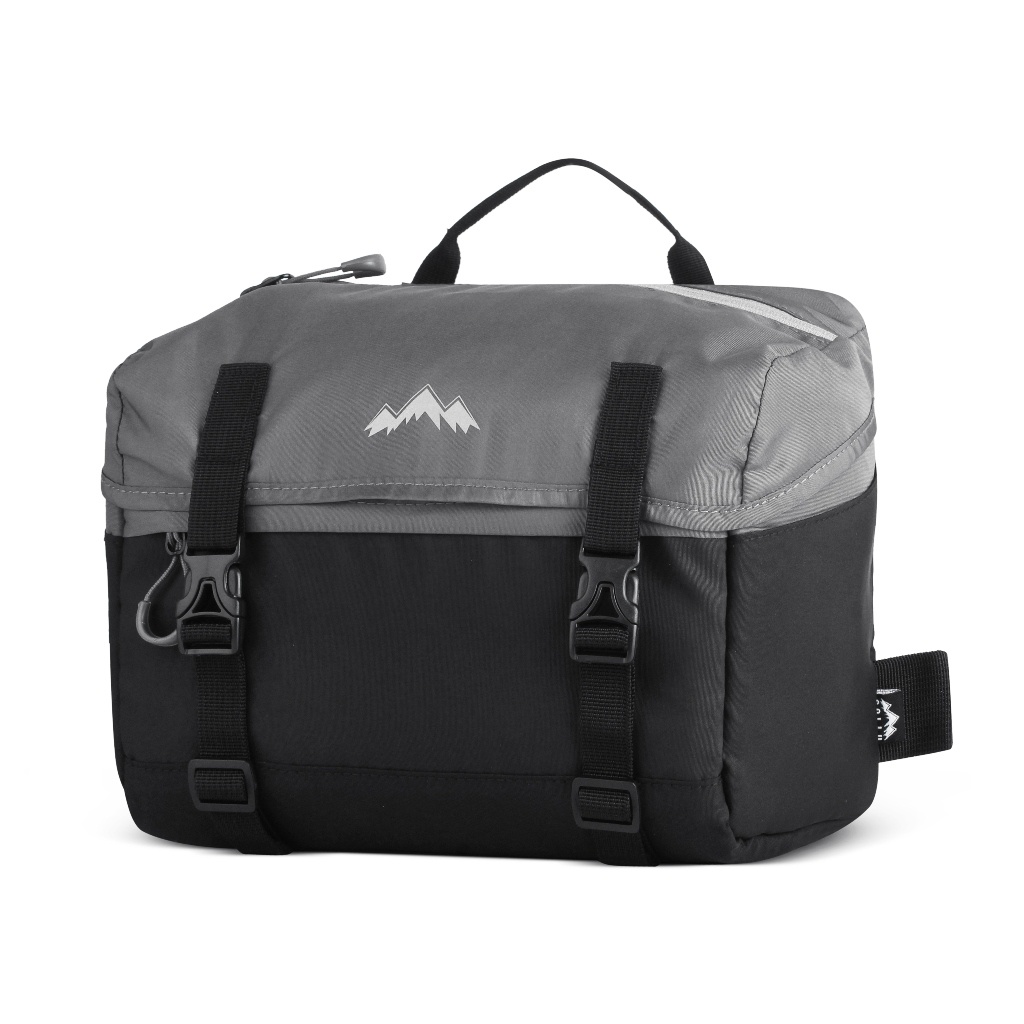 ATLAS GREY BLACK x SOLLU Tas Kamera Selempang Abu-Abu Hitam Pria Wanita Slingbag Lensa DSLR Mirrorless Tripod Sling Bag Camera Multifungsi Casual Camera Shoulder Bag Premium Shoulderbag Tas Slempang Bahu Free Rain Cover Keren Terbaru Kekinian Branded
