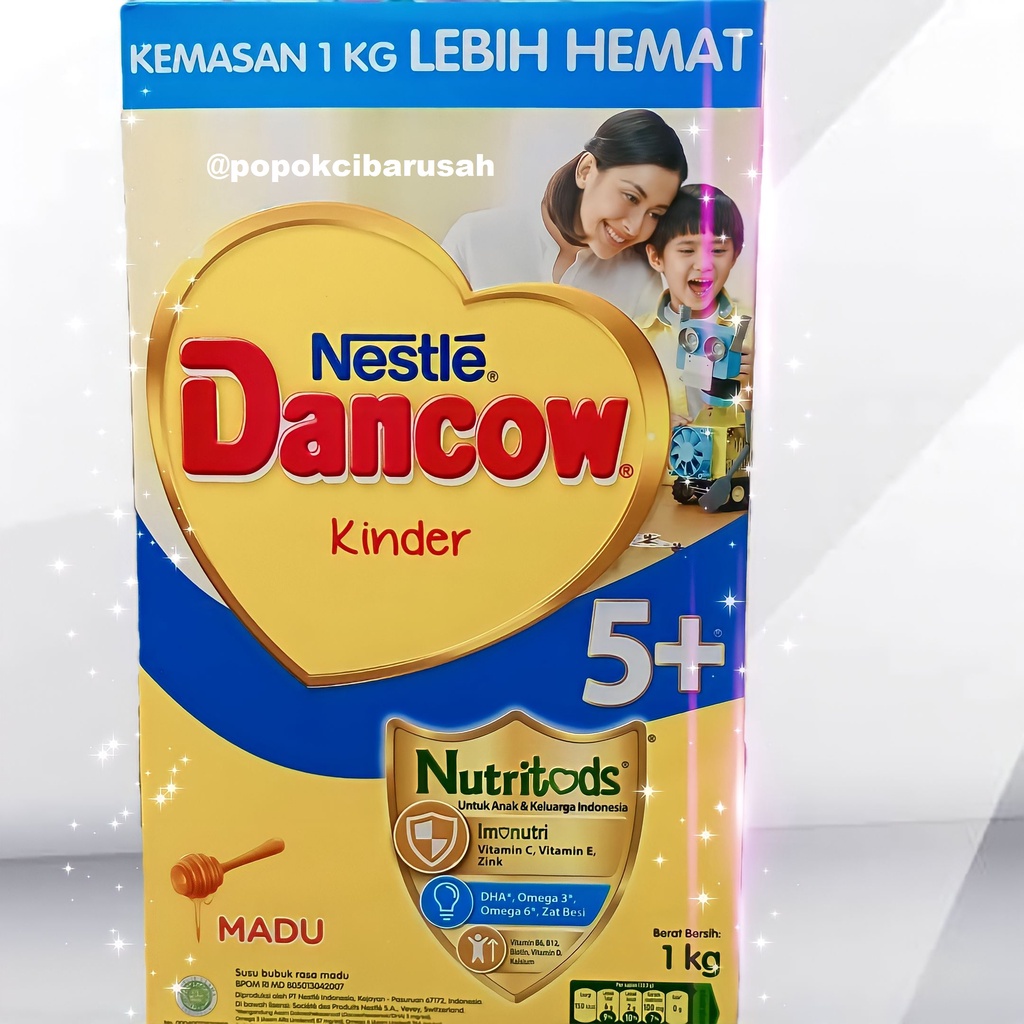 Dancow 5+ Madu &amp; Vanila 1kg