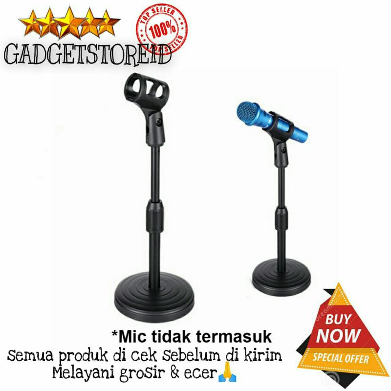 GG - Stand mic meja microphone holder hd 26 stand mic hd 26 holder dudukan microphone stand meja hol