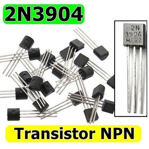 10pcs transistor 2N 3904 NPN TO-92 2N3904  isi 10 Buah