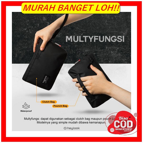 Handbag Montblanc Pria & Wanita /Clutch Pria & Wanita Mewah Pd135 Pouc Heylook Official -  Clutch Ba