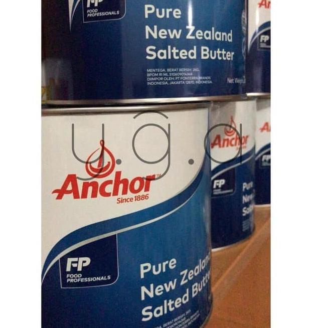 Terkini Grosir--Anchor Salted Butter (REPACK) 250gr / Anchor Butter / Mentega Anchor