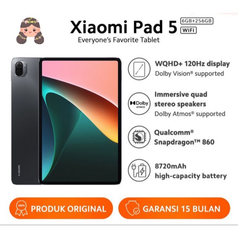 xiaomi pad 5  6+256 gb