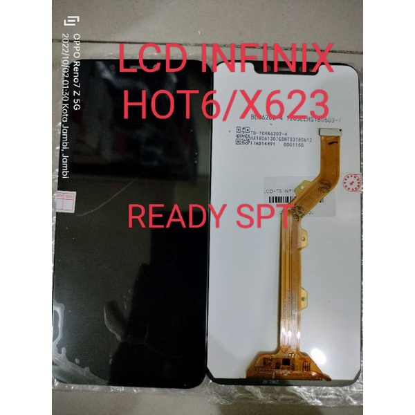 lcd infinix hot 6/x623