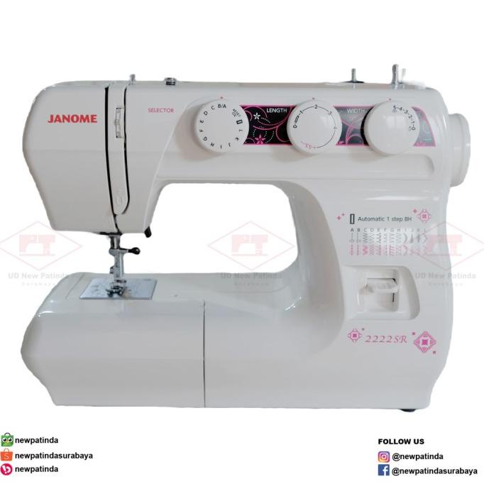 ~~~~~] Mesin Jahit Portable JANOME 2222SR / 2222-SR