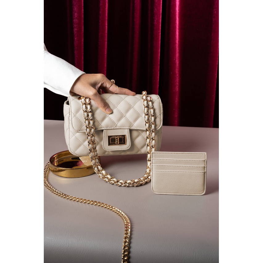 Tas Wanita Boston Classic Mini Vanilla - Local.ID