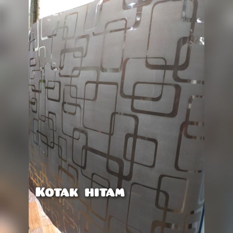 RB Fiber Pagar Plastik Penutup Pagar Motif Minimalis