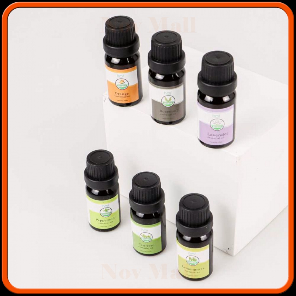 HUMI Pure Essential Oils Minyak Aromatherapy 10ml 6PCS AM859