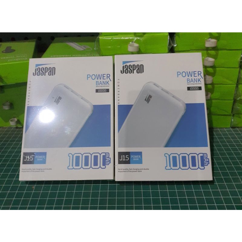 Powerbank JASPAN 10.000 MAH 5.000 MAH MURAH BERKWALITAS REAL KAPASITAS