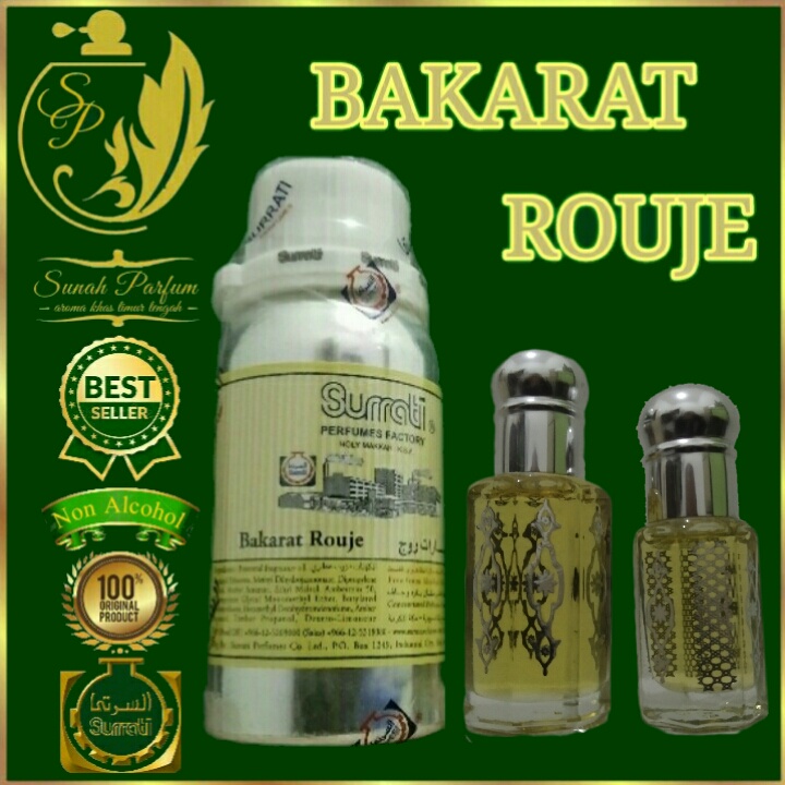 Parfum BAKARAT ROUJE Original Surrati, Bakarat rouje 6ml & 12ml