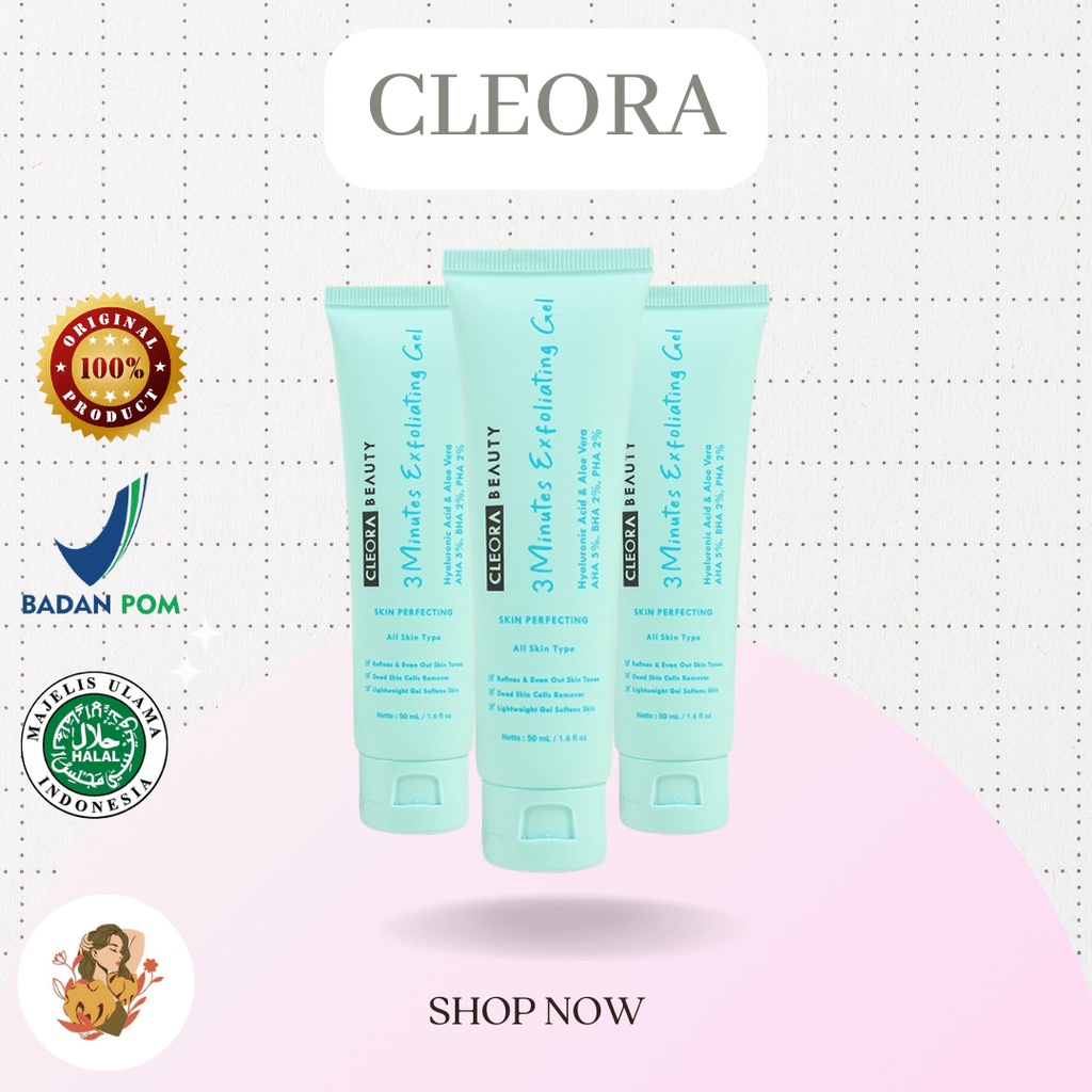 Jual CLEORA Cleora 3 Minutes Exfoliating Gel ORIGINAL 100 [BPOM