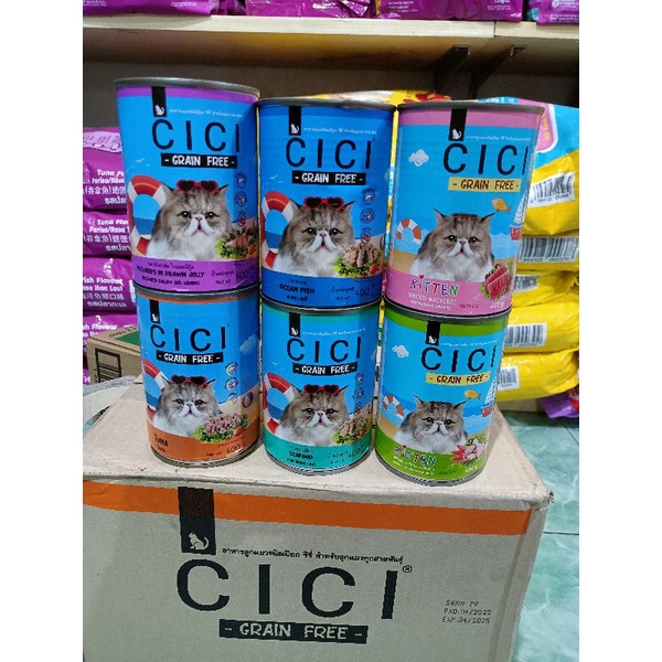 Cici kaleng all varian 400g - wetfood Cici