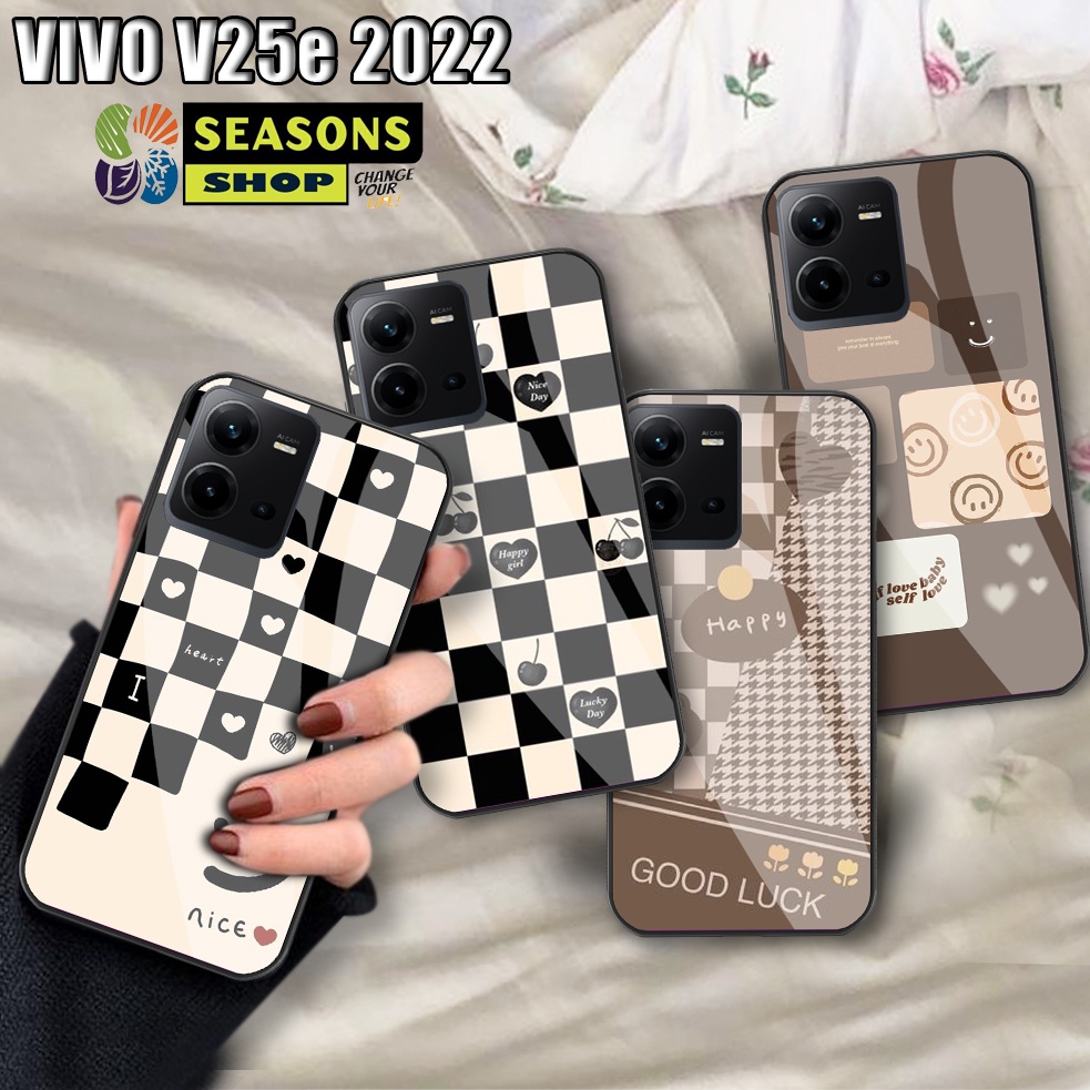 [ Vivo V25e ] Vivo V25e Terbaru Vivo V25e 2022 Softcase Vivo V25e Terbaru Softcase Kaca Vivo V25e - 