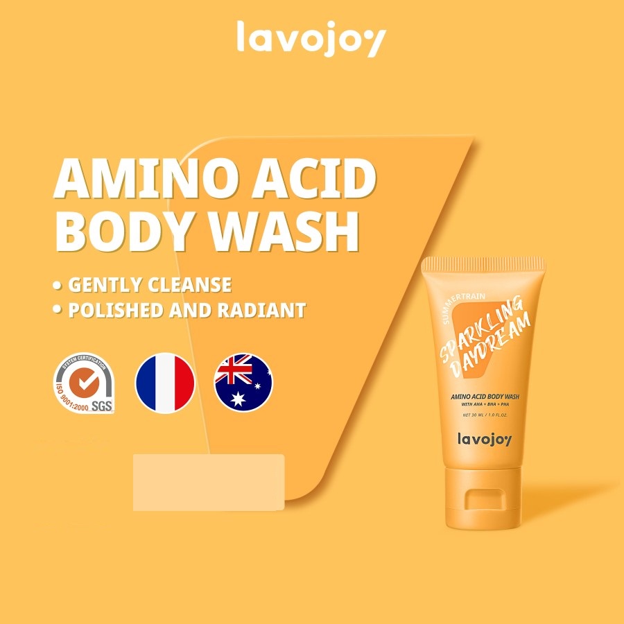 ★ BB ★ LVJ Lavojoy Sparkling Daydream Body Wash 30ml - 400ml | Dancing In The Mist - Summertrain | Sabun Mandi | AHA | Salicylic Acid | Rosemary | Sabun Jerawat